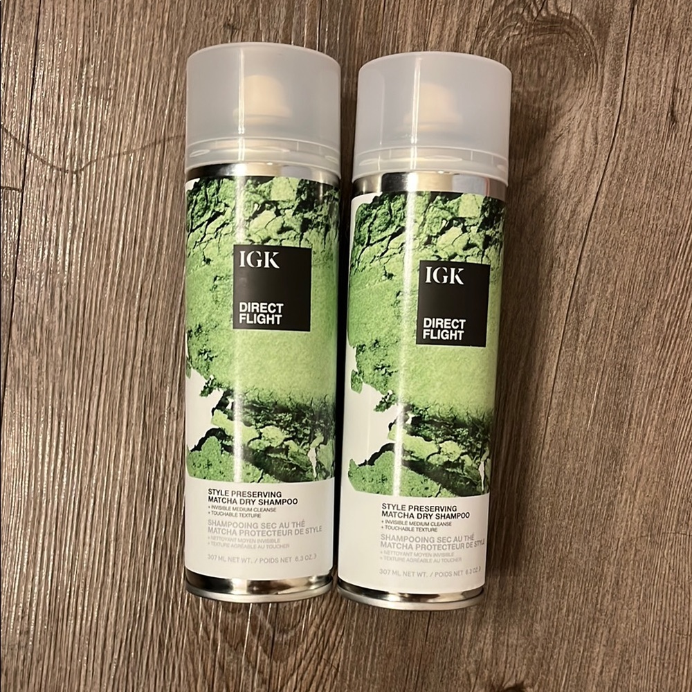 GK Direct Flight Matcha Dry Shampoo - Green